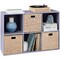 Best Choice Products 6-Cube Bookshelf, 13.5in Display Storage System, Organizer w/ Removable Back Panels